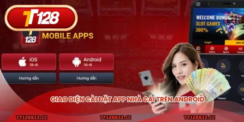Giao diện cài đặt app nhà cái trên Android